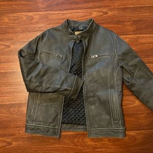 Vintage Guess Leather Moto Jacket